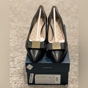 New in Box Cole Haan Tali Modern Bow Pump size 11 Black
